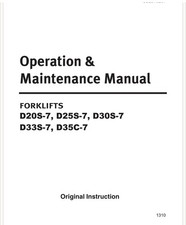 DOOSAN FORKLIFT OPERATING &