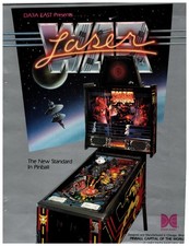 Data East Laser War Pinball