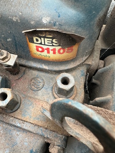 Kubota d1105 engine complete - engine,