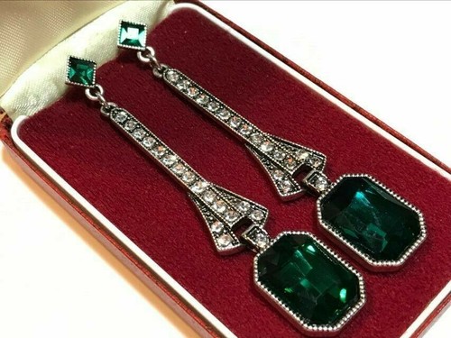 Art deco style green geometric - deco,