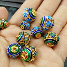 2PCS Cloisonne Enamel Spacer