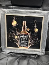 Jack Daniel’s Wall Art / Picture In Sleek Deluxe Frame.