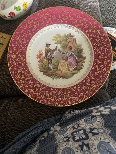 Limoges france plate with - p,