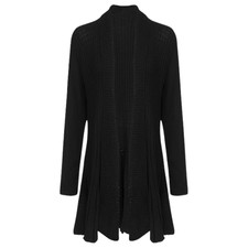 Women long knitted cardigan - knitted,