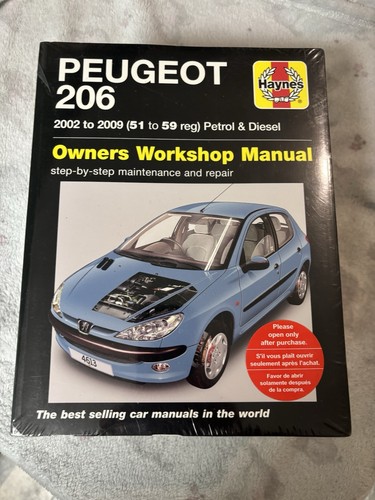 Haynes workshop manual - haynes, peugeot