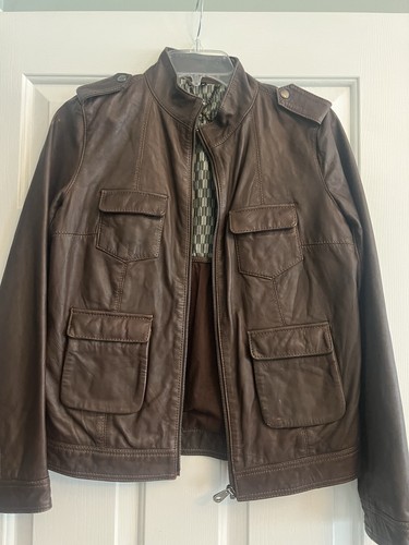 Vintage moto leather jacket - leather,