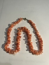 Vintage coral necklace genuine - vintage,