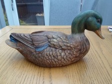 Ceramic Hand Painted Mallard Duck Ornament