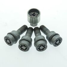 OEM VW TRANSPORTER T5 T6 VAN AMAROK TOUAREG LOCKING WHEEL BOLTS SET 2H0698137A
