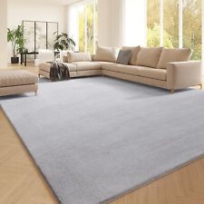 Extra Large Rugs Short Pile Soft Fluffy Anti-Slip Mat Living Room Bedroom Carpet