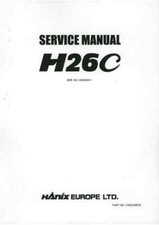 Hanix Mini Excavator H26C Service Manual