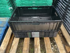 4 Heavy Duty Collapsible Storage Boxes 60x40x20cm Deep