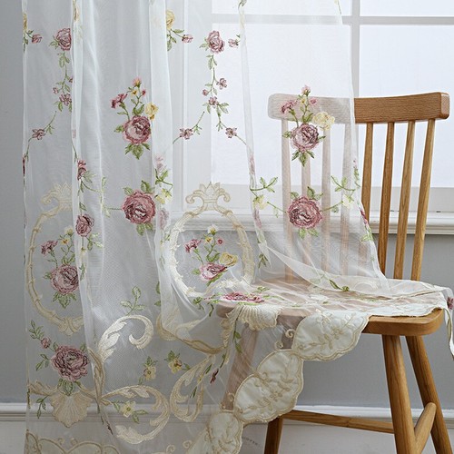 Vintage embroidery sheer - vintage,