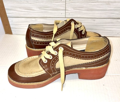 Vtg 1970s platform shoes - 1970s,