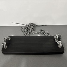 Kids Playground  Rubber Swing Seat with Metal insert /  Steel  Chain heavy duty.