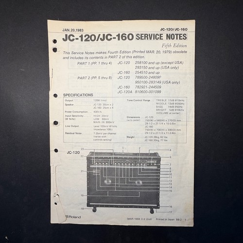 Vintage roland 120 160 - vintage,