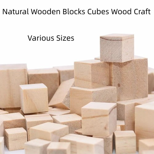 Wooden blocks cubes - wooden, craft