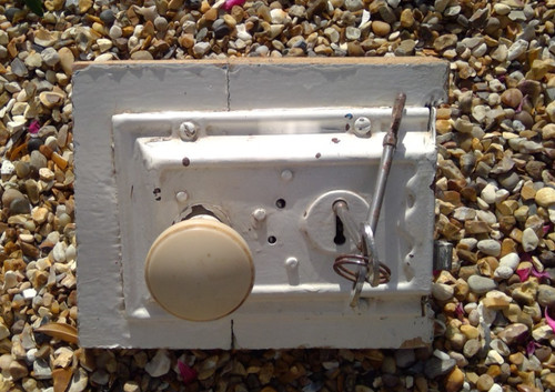 Old door lock with - lock, 2