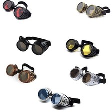 Steampunk Goggles Silver with