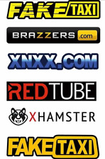 2 X Fake Taxi sticker porn sites Brazzers Xnxx Mobile Phone Hardhat Car Laptop