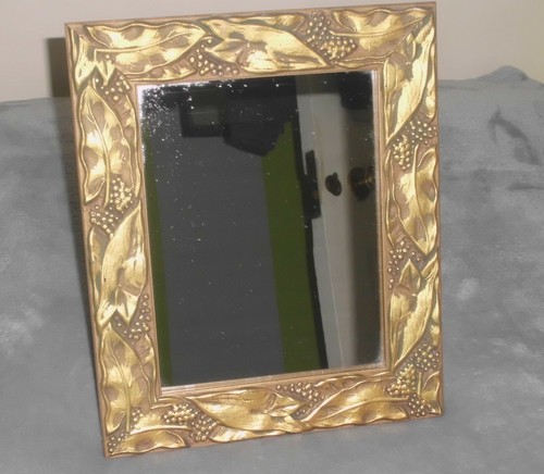 Mirror gold ornate carved - mirror,
