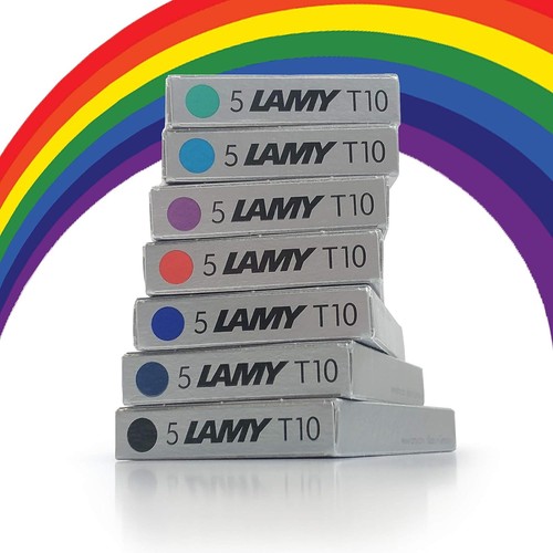 Lamy t10 ink cartridges - ink, triple
