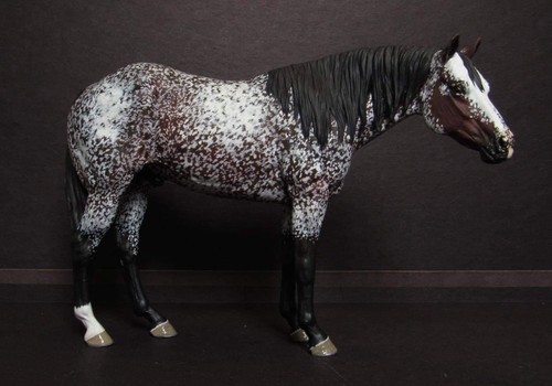 Artist resin model horse - artist,