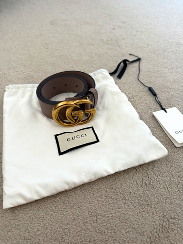 Gucci buckle brown leather - buckle,