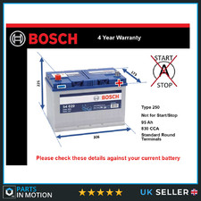 Car Battery S4029 Bosch 250