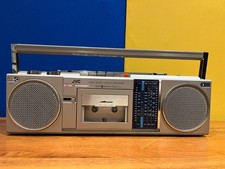 JVC RC-S40LB  Boombox. Vintage 1980s Radio Cassette Recorder.  Rare.