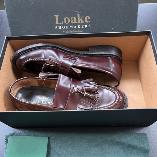 Loake brighton oxblood leather - loake,