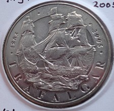2005 Battle of Trafalgar 200th Anniversary £5 Five Pound Coin
