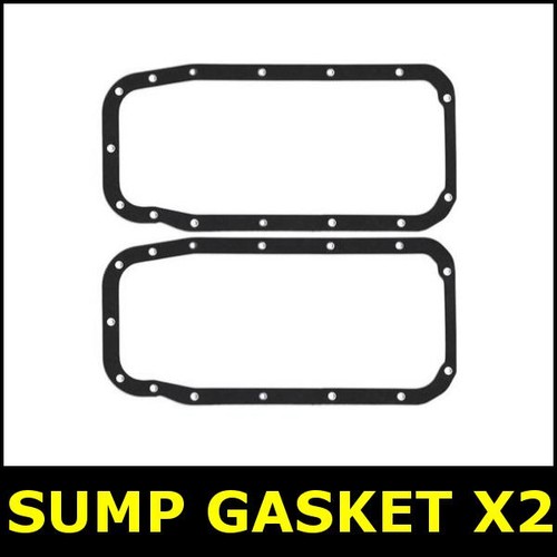 Pair oil pan - pan, gasket