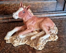 Rare Border Fine Arts James Herriot 1972 “Badger” Foal/Horse Made in Scotland 