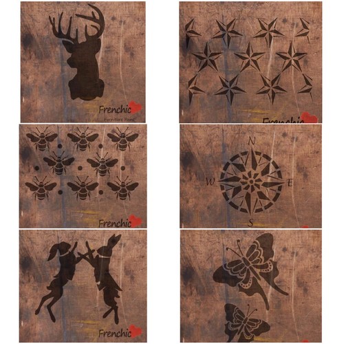 Frenchic stencils - frenchic, a4