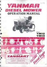 Yanmar Tractor YM12 & YM14