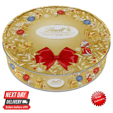 Festive Selection of Lindt Favourite Assorted Sweets Wreath Tin Gift 400g