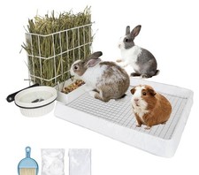 3 in 1 Rabbit Hay Feeder with