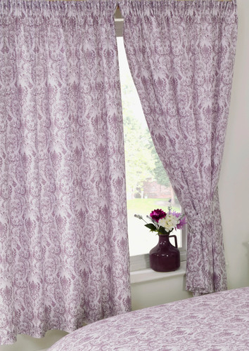 Annette plum curtains - plum,