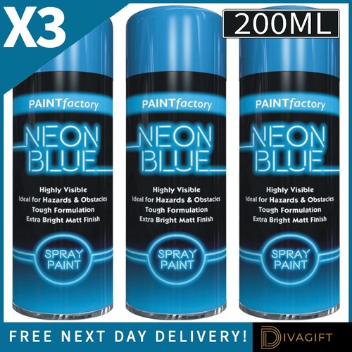 Blue fluorescent bright - 3,