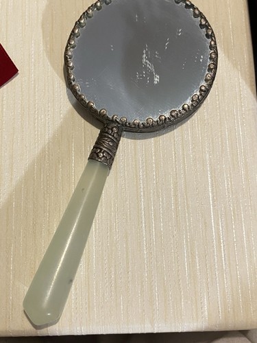 Vintage chinese hand mirror - hand,