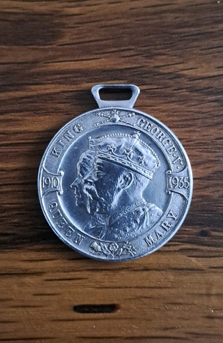 1935 plated medal silver - 1935,