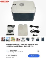GlamHaus Electric Cooler Box