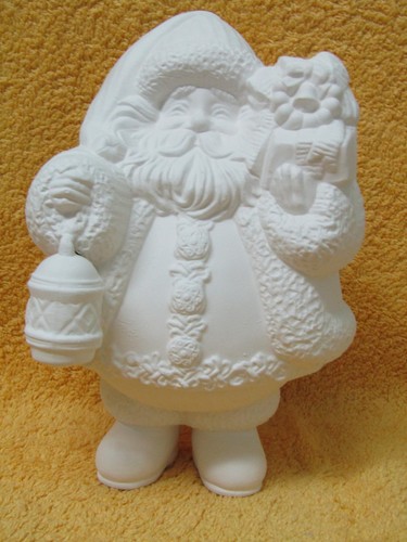 Unpainted ceramic bisque roly - ceramic, bisque-