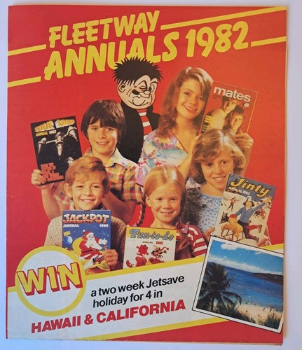Fleetway annuals 1982 flyer - annuals,