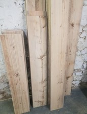 Reclaimed Planed and Sanded Rustic Scafolding Boards Industrial Shelf Shelves