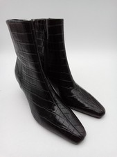 M&S Croc Embossed Chisel Toe