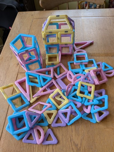 Magnetic building tiles bundle - magnetic,