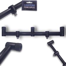 Lidsters 3 Rod Goal Post Buzz Bar Black 30cm 3 Post 2 Leg 16mm Carp Fishing