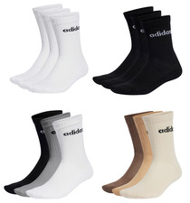 adidas Socks Crew 3 pack performance Cotton Sports Mens Unisex 1st Class post